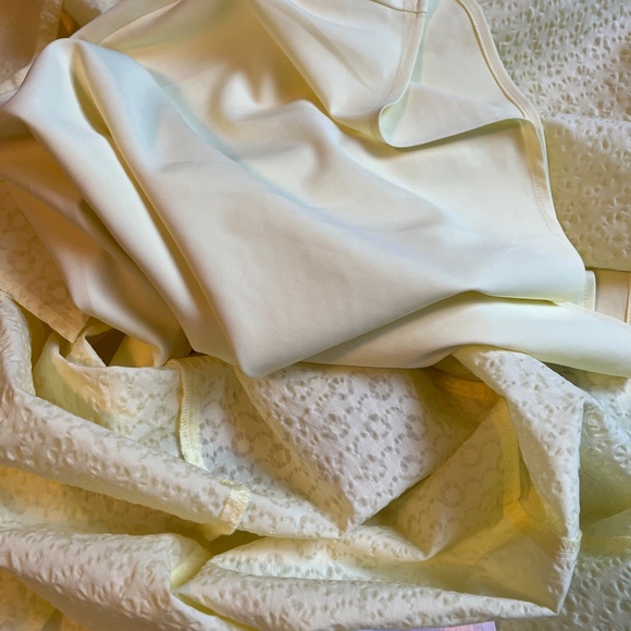 Uniqlo X Hana Hajima dress, gathered sleeves, cotton, yellow, size L, NWT - Picture 6 of 14